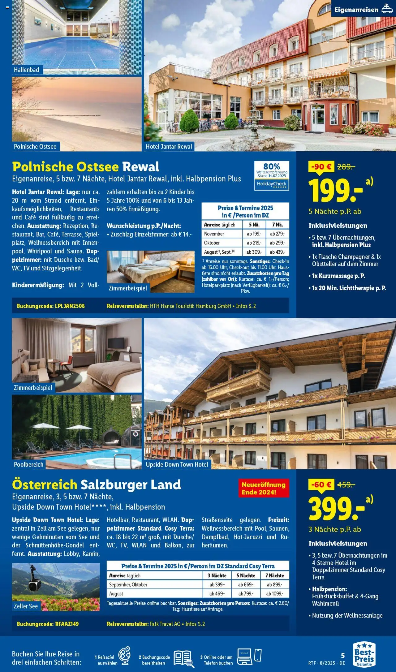 Lidl Reisen - Themenprospekt - gültig ab dem 13.08.2025 | Seite: 5 | Produkte: Spiel, Dusche, Telefon, TV