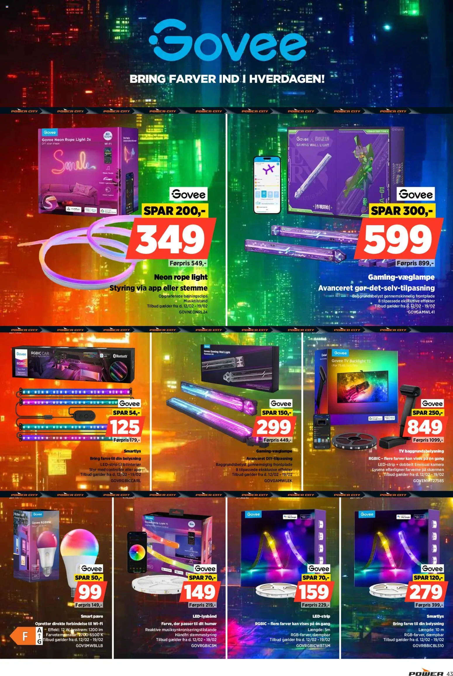 Power tilbudsavis – gyldig fra 13.02.2026 | Side: 43 | Produkter: TV, Kamera