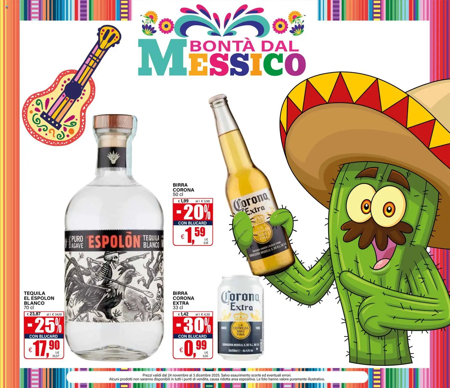 Volantino Il Gigante del 24.11.2025 | Pagina: 6 | Prodotti: Birra, Tequila