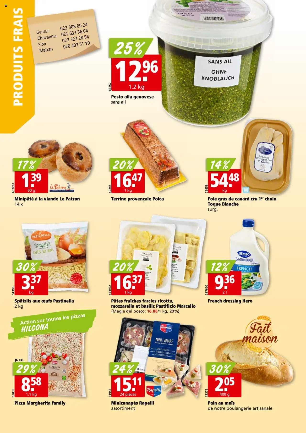Aligro Aktionen Chavannes, Matran, Genève, Sion – gültig ab 15.09.2025 | Seite: 12 | Produkte: Dressing, Pizza, Knoblauch