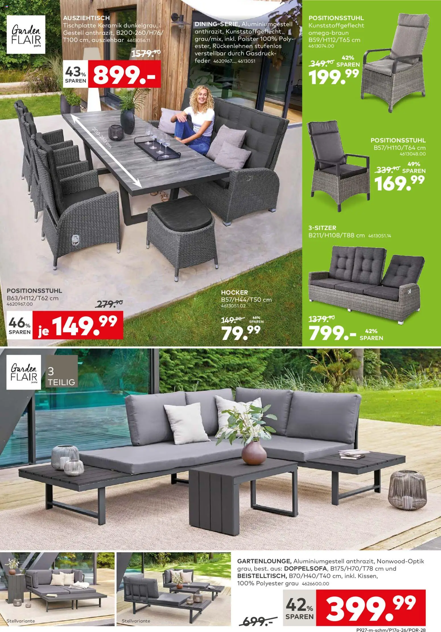 Porta! Gartenmöbel Bad Vilbel-Dortelweil – gültig ab 13.04.2026 | Seite: 5 | Produkte: Hocker