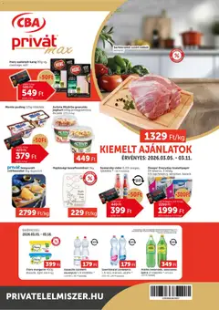PRIVÁT Aktuális szórólap MAX - amely érvényes a következő dátumtól: 05.03.2026