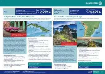 Aldi Reisen Unsere Traumreisen ab 01.01.2026 gültig | Seite: 31 | Produkte: Zucker, Uhr