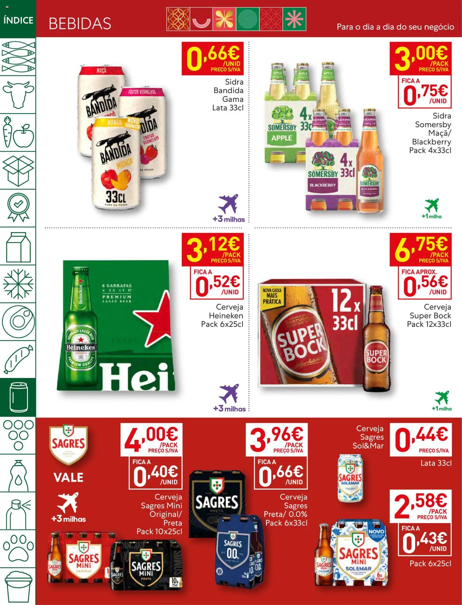 Recheio folheto │ válido de 09.12.2025 | Página: 30 | Produtos: Super bock, Maça, Cerveja, Somersby