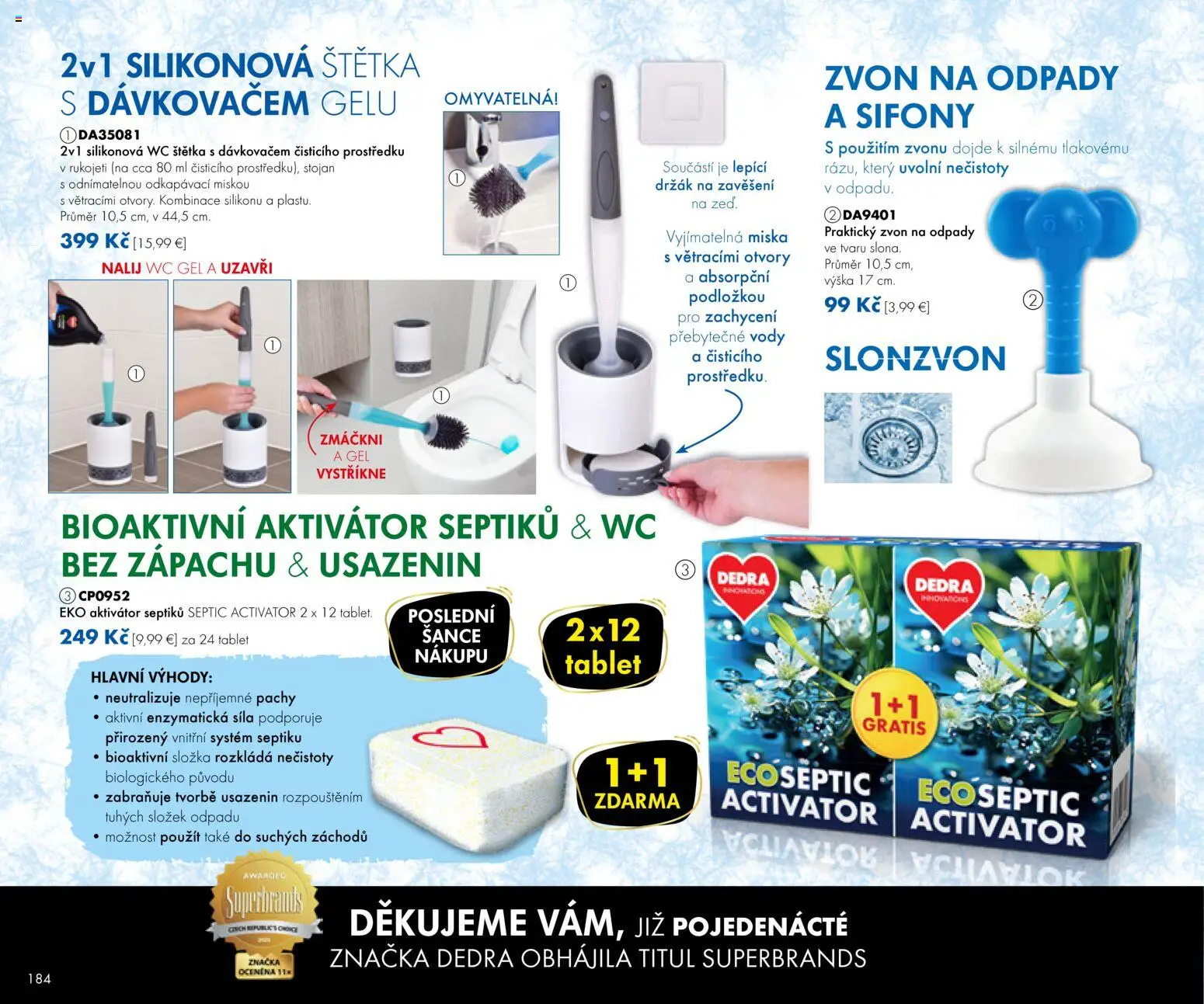 Nové Dedra akcie – leták je platný od 01.11.2025 | Strana: 84 | Produkty: Tablet, Wc