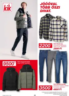 Kik Akciós újság - amely érvényes a következő dátumtól: 13.10.2025 | Oldal: 24