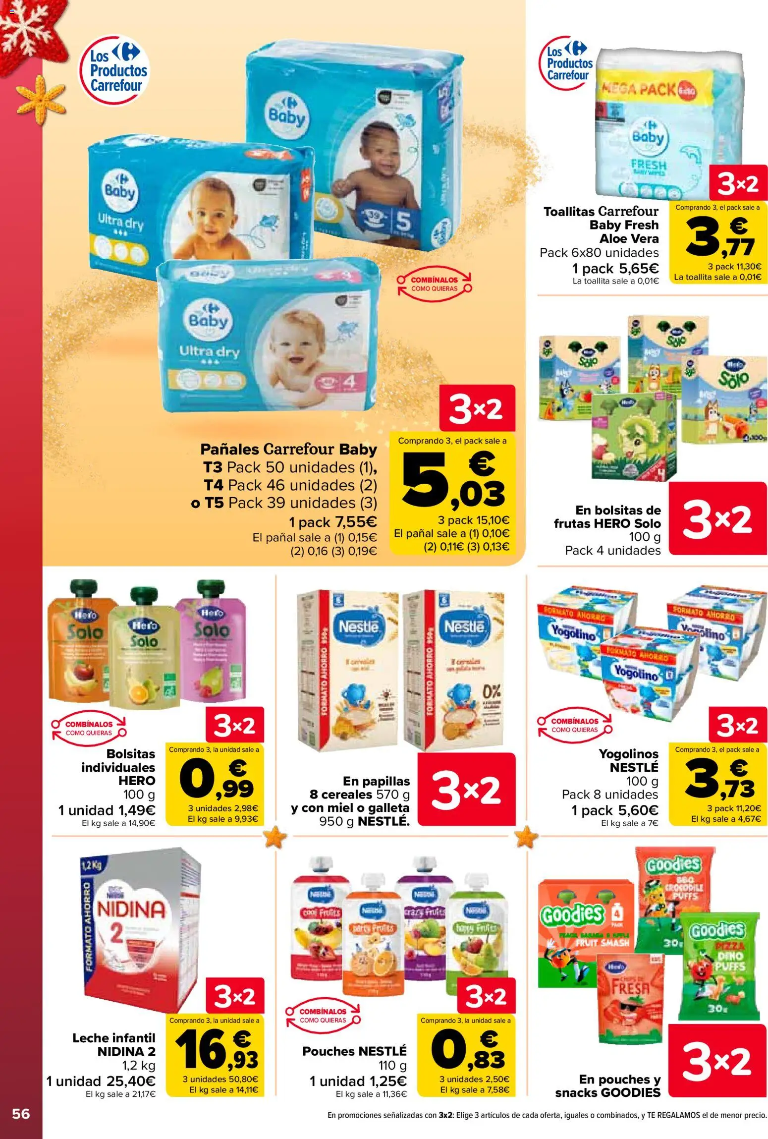 Carrefour folleto │ válido desde el 25.11.2025 | Página: 58 | Productos: Leche, Pizza, Cereales, Té