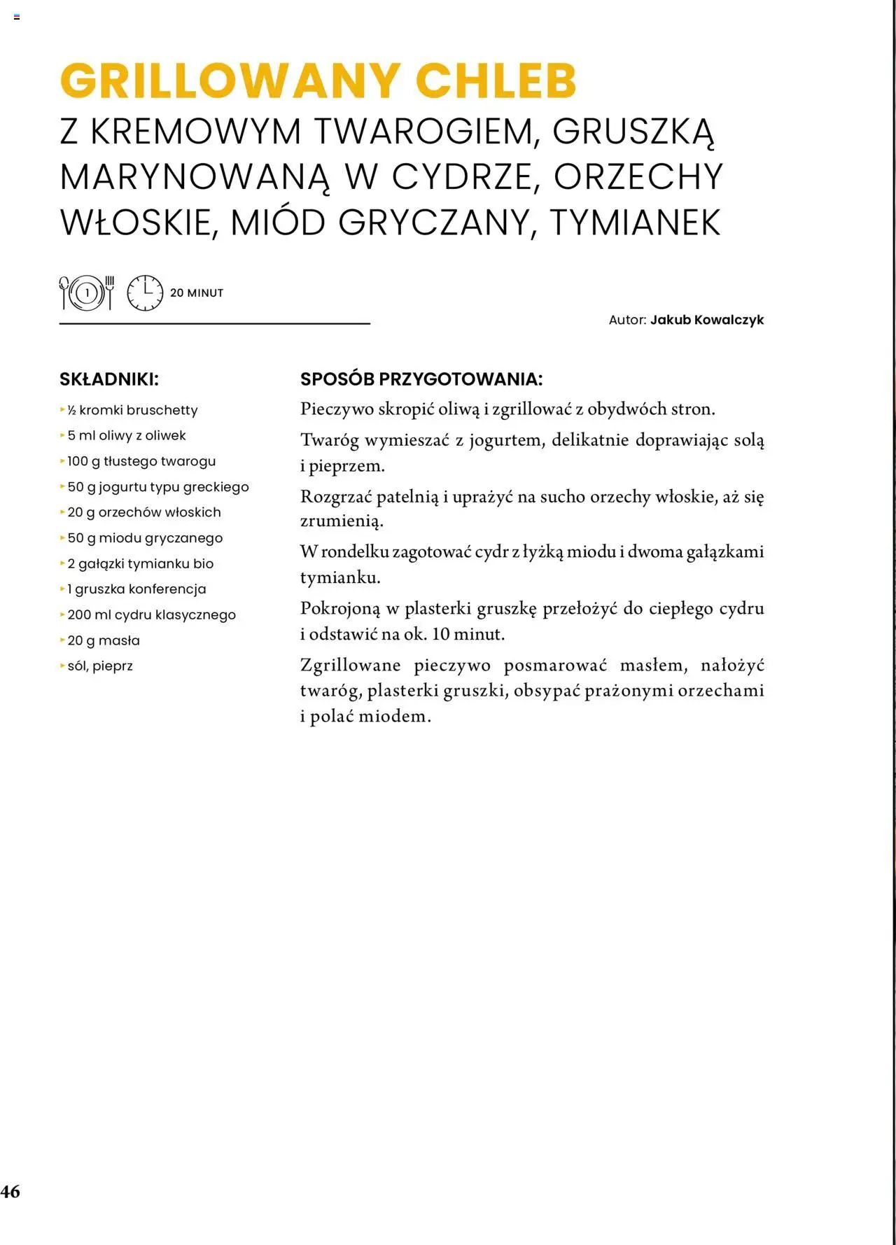 Makro Gazetka - Kulinarna podróż po Polsce od 01.01.2025 | Strona: 43 | Produkty: Pieczywo, Miód, Tymianek, Orzechy