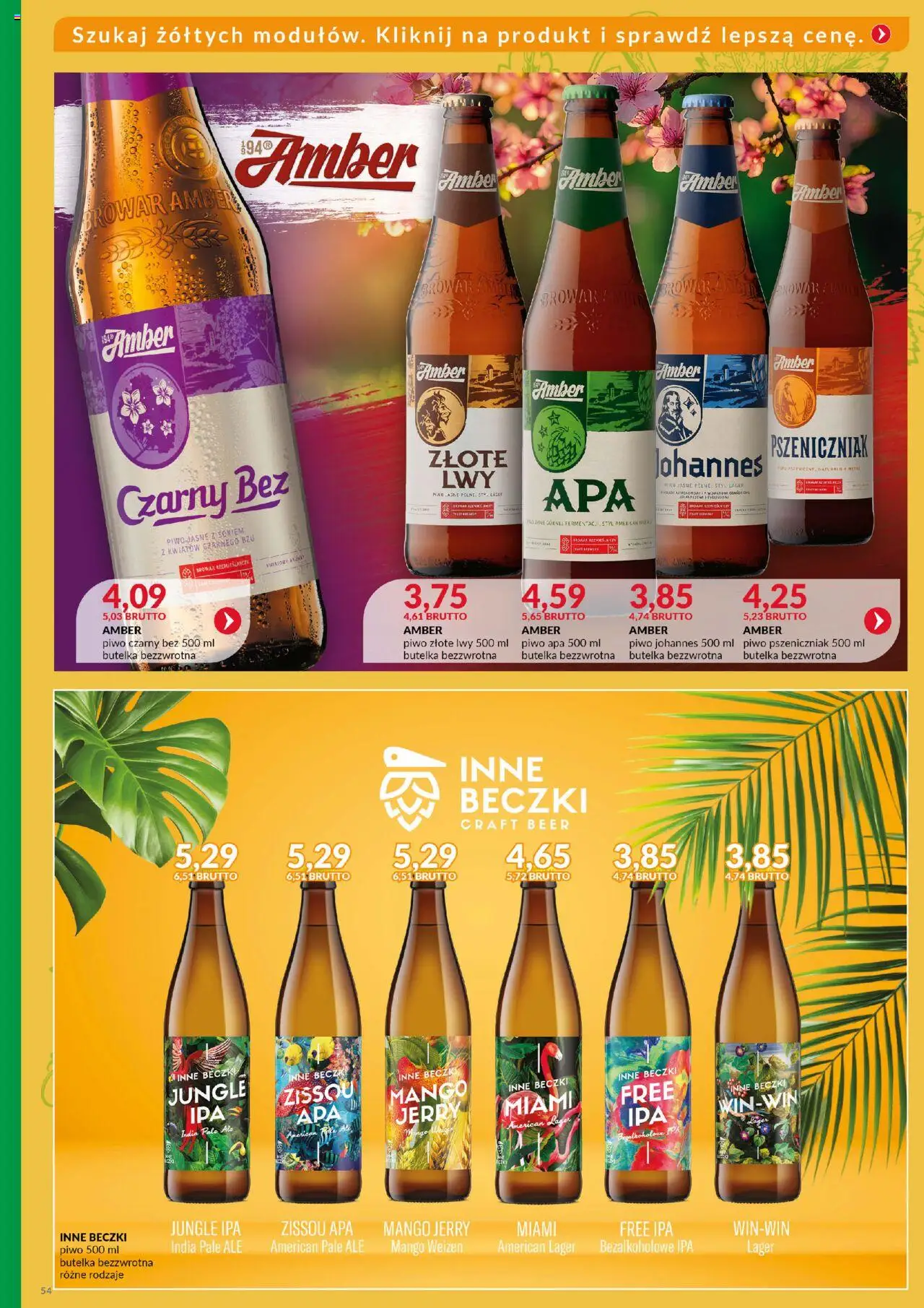 Eurocash Gazetka - Katalog Alkoholowy od 01.06.2025 | Strona: 54 | Produkty: Mango, Piwo