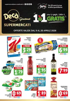 Anteprima del volantino Decò volantino Gourmet valido a partire dal 09.04.2026