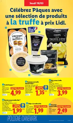 LIDL - Prévisualisation de Chips à la truffe d'été, 100 g (1 kg = 19,90 €), 0,17% de poudre de truffe d'été déshydratée (Tuber aestivum) valide à partir de 19.03.2026 | Page: 17