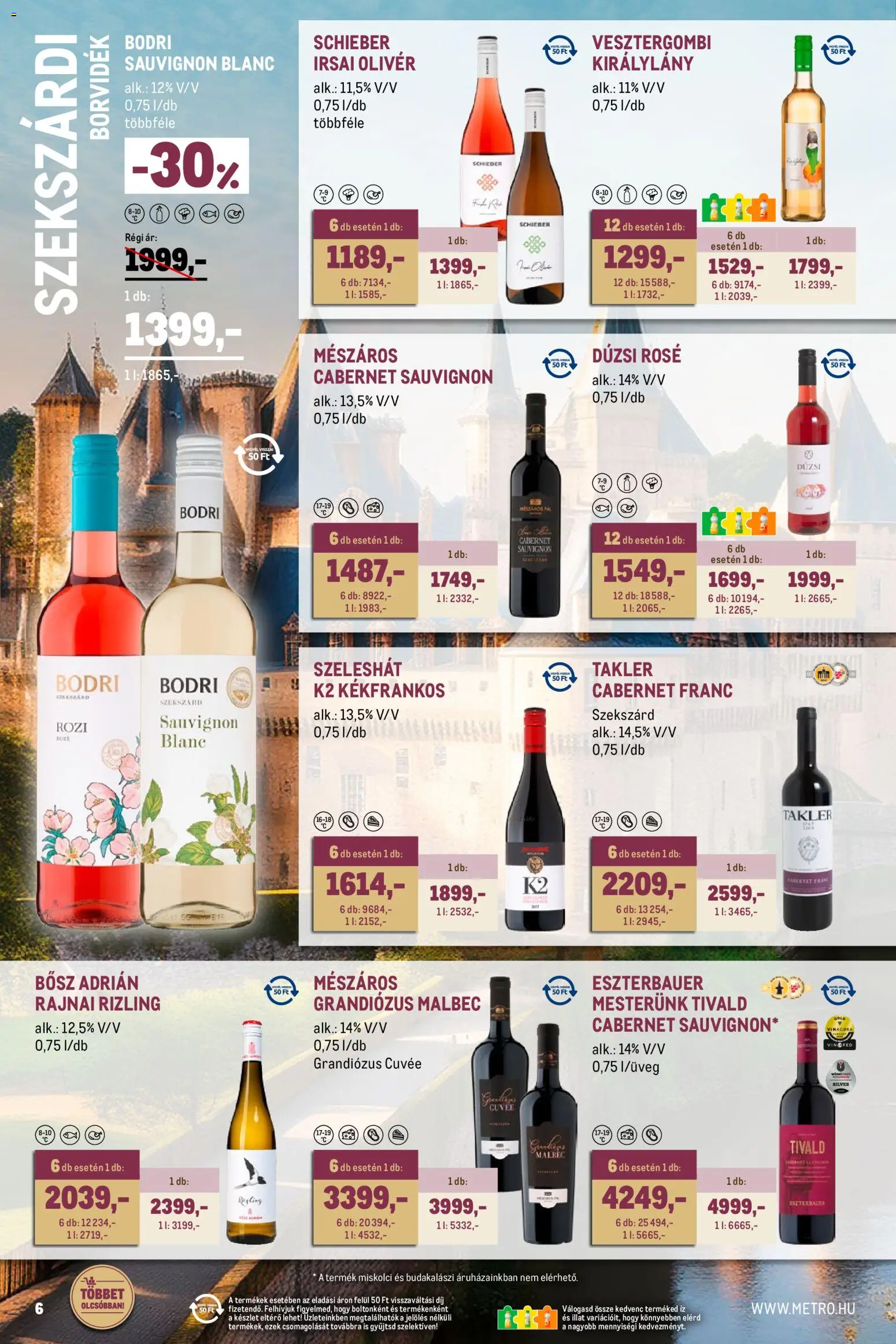 Metro akciós ujság - amely érvényes a következő dátumtól: 01.04.2026 | Oldal: 6 | Termékek: Só