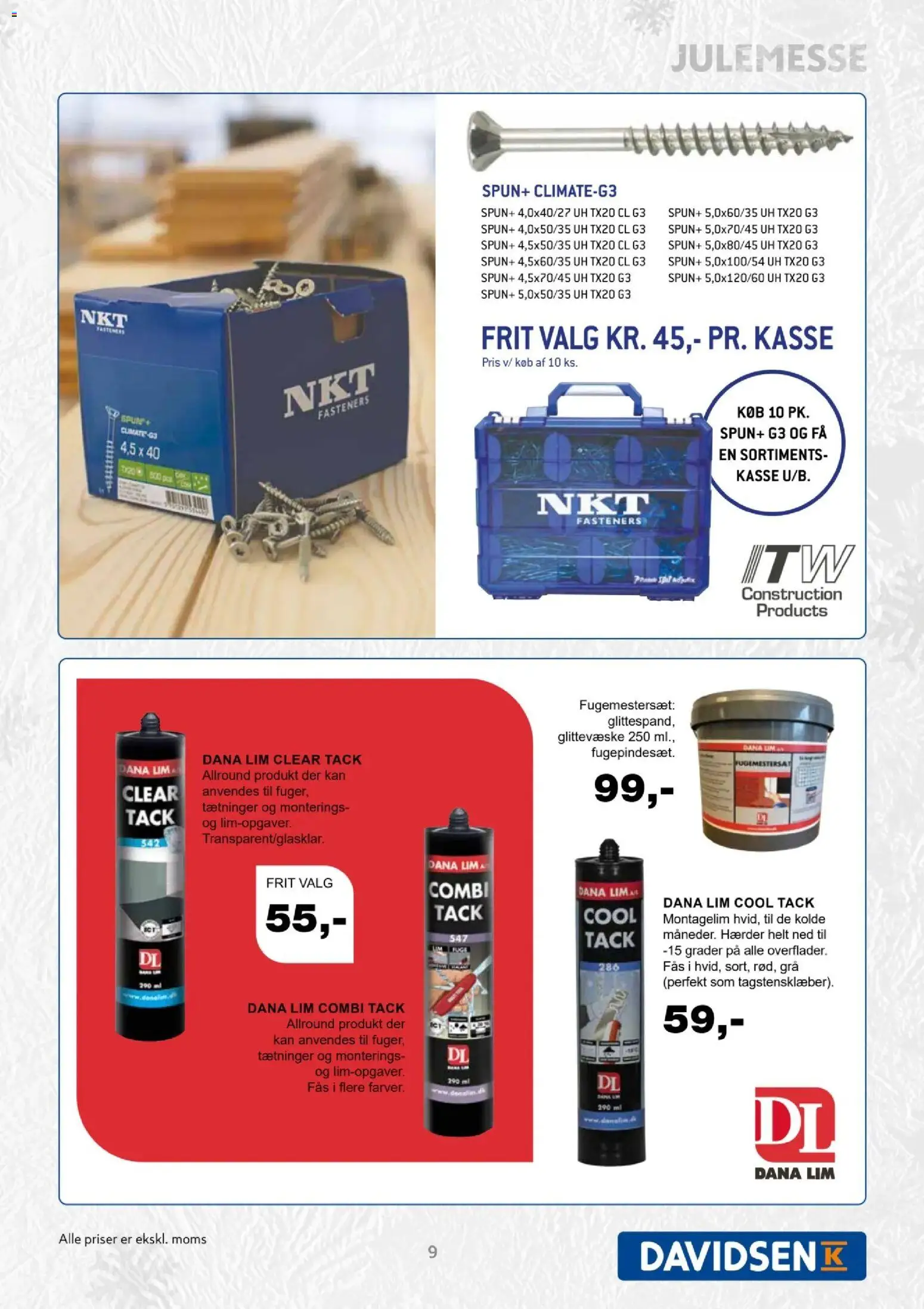 Davidsen tilbudsavis – gyldig fra 28.11.2025 | Side: 9 | Produkter: Søm