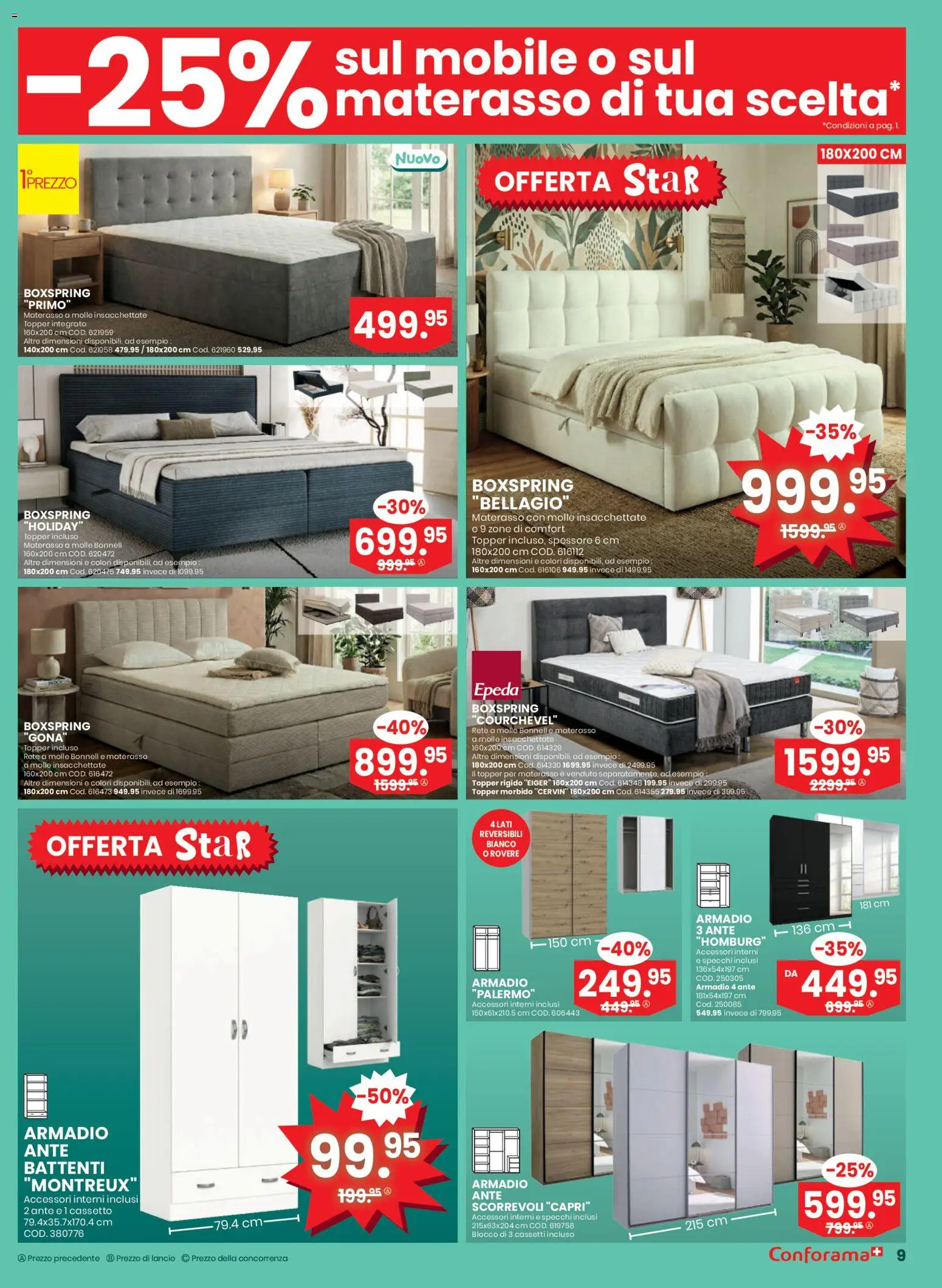 Conforama Aktionen IT – gültig ab 11.02.2026 | Seite: 9 | Produkte: Topper