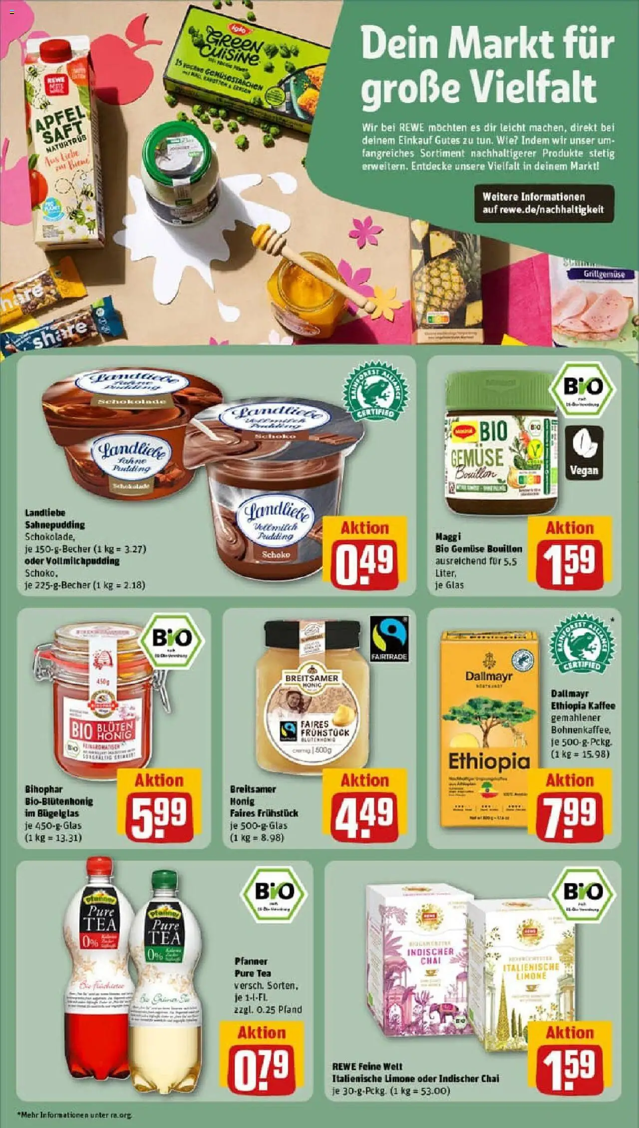 Rewe prospekt Unterföhring	 - gültig ab dem 24.08.2025 | Seite: 15 | Produkte: Kaffee, Schokolade, Iglo, Gemüse