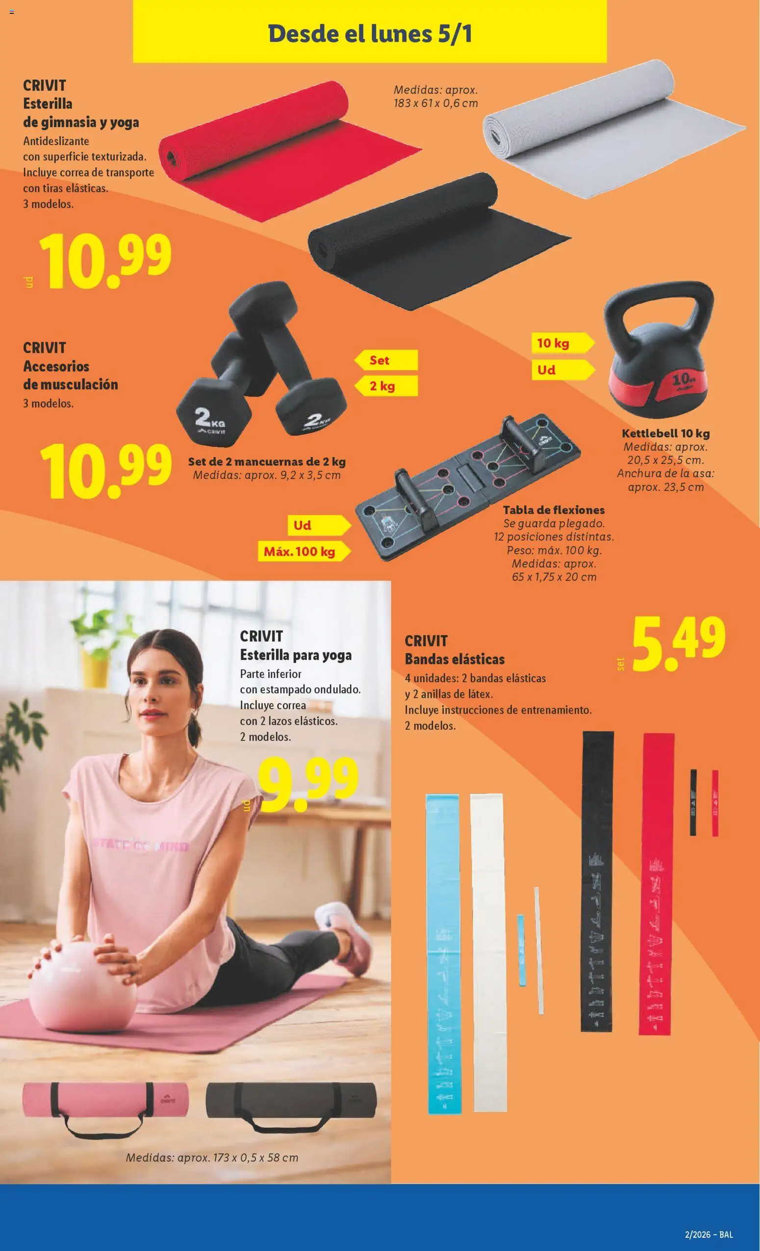 Lidl folleto de bazar │ válido desde el 05.01.2026 | Página: 7 | Productos: Peso