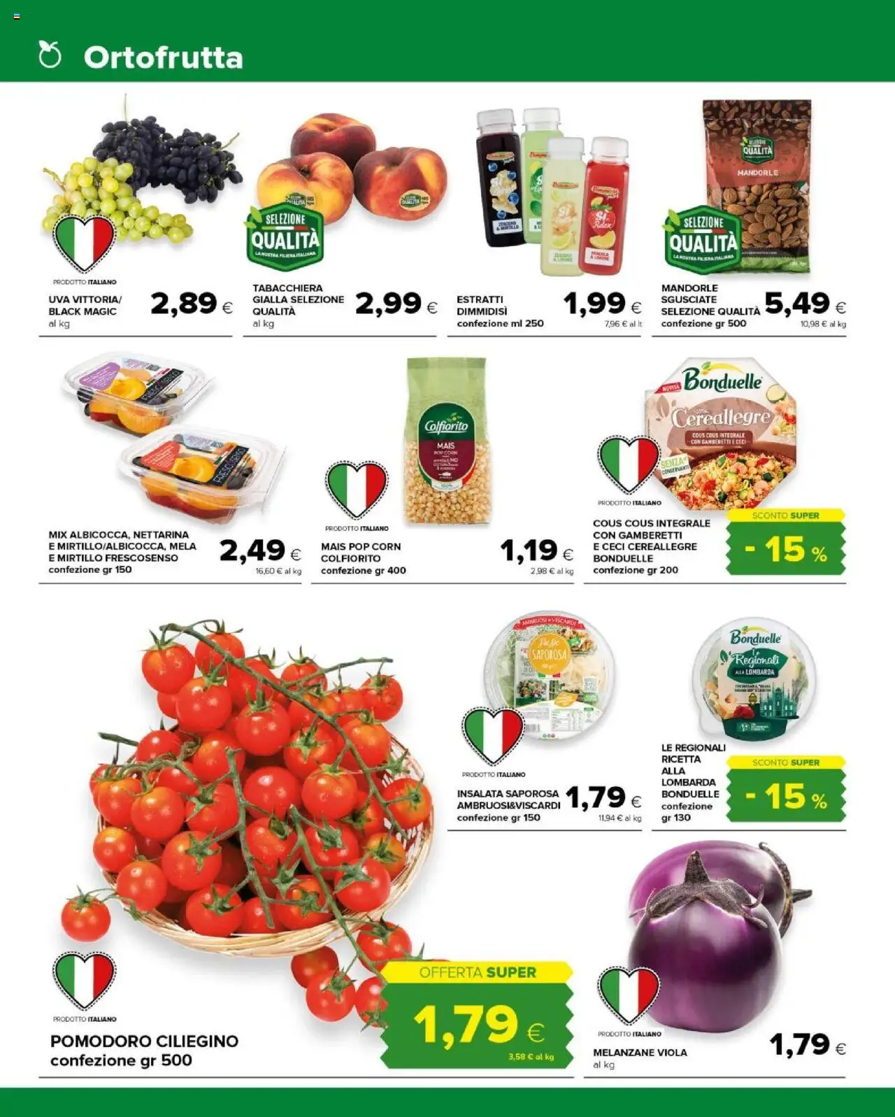 Volantino Tigre del 24.07.2025 | Pagina: 2 | Prodotti: Pomodoro, Cous cous, Melanzane, Gamberetti