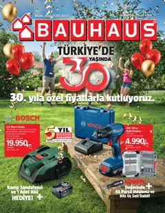18.04.2026 tarihinden itibaren geçerli olan Bauhaus kataloğu önizlemesi