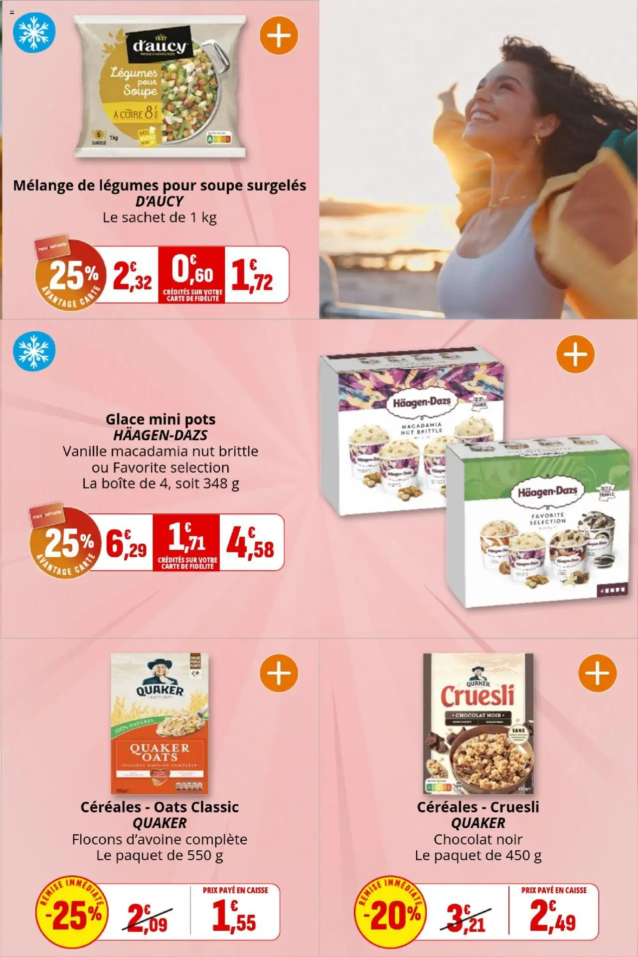 {H1} | Page: 11 | Produits: Flocons d’avoine, Soupe, Chocolat, Céréales