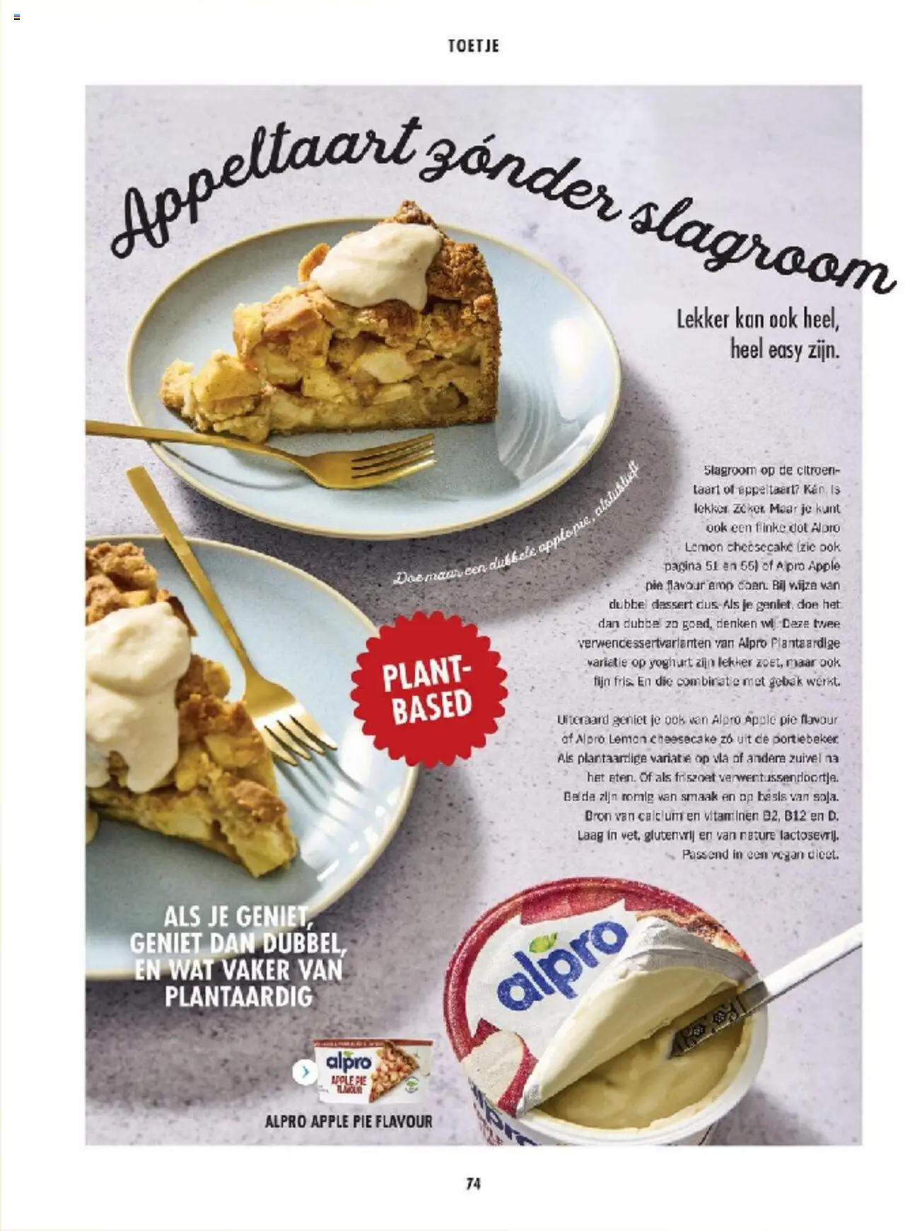  | Pagina: 74 | Producten: Citroen, Yoghurt, Slagroom, Gebak
