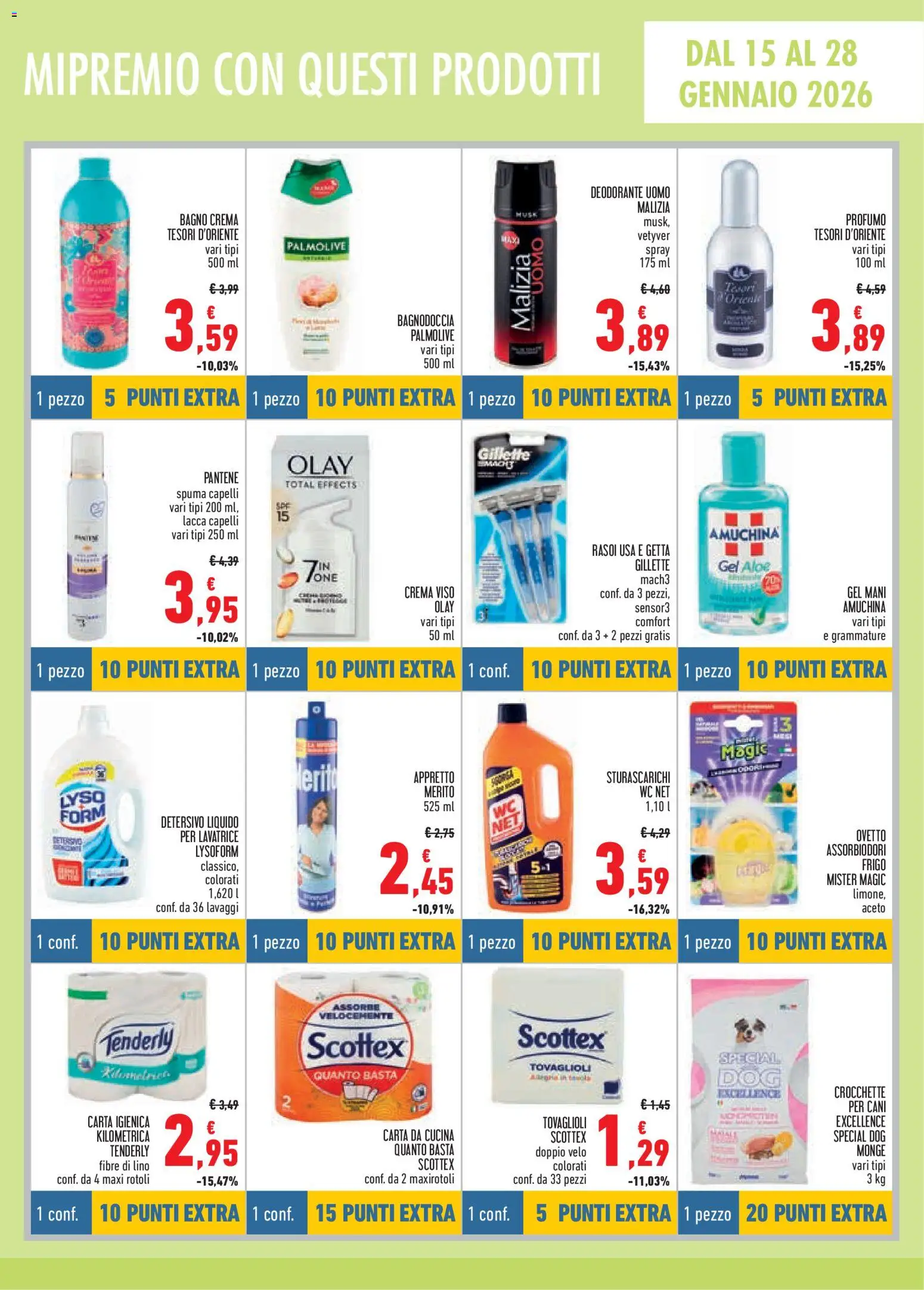 Volantino Conad del 02.01.2026 | Pagina: 15 | Prodotti: Carta igienica, Crema viso, Limone, Bagno