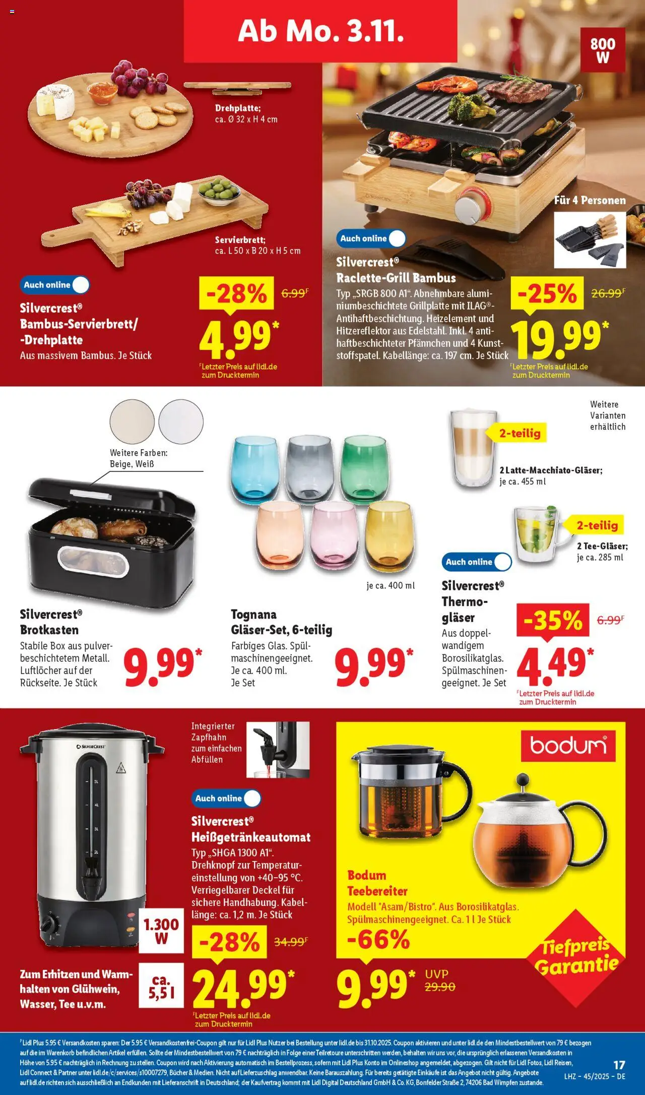 Lidl - Prospekt – gültig ab 03.11.2025 | Seite: 9 | Produkte: Kabel, Box, Bad, Tee