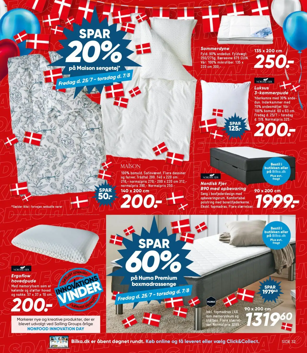 Bilka Tilbudsavis gyldig fra 25.07.2025 | Side: 43 | Produkter: Seng, Søm