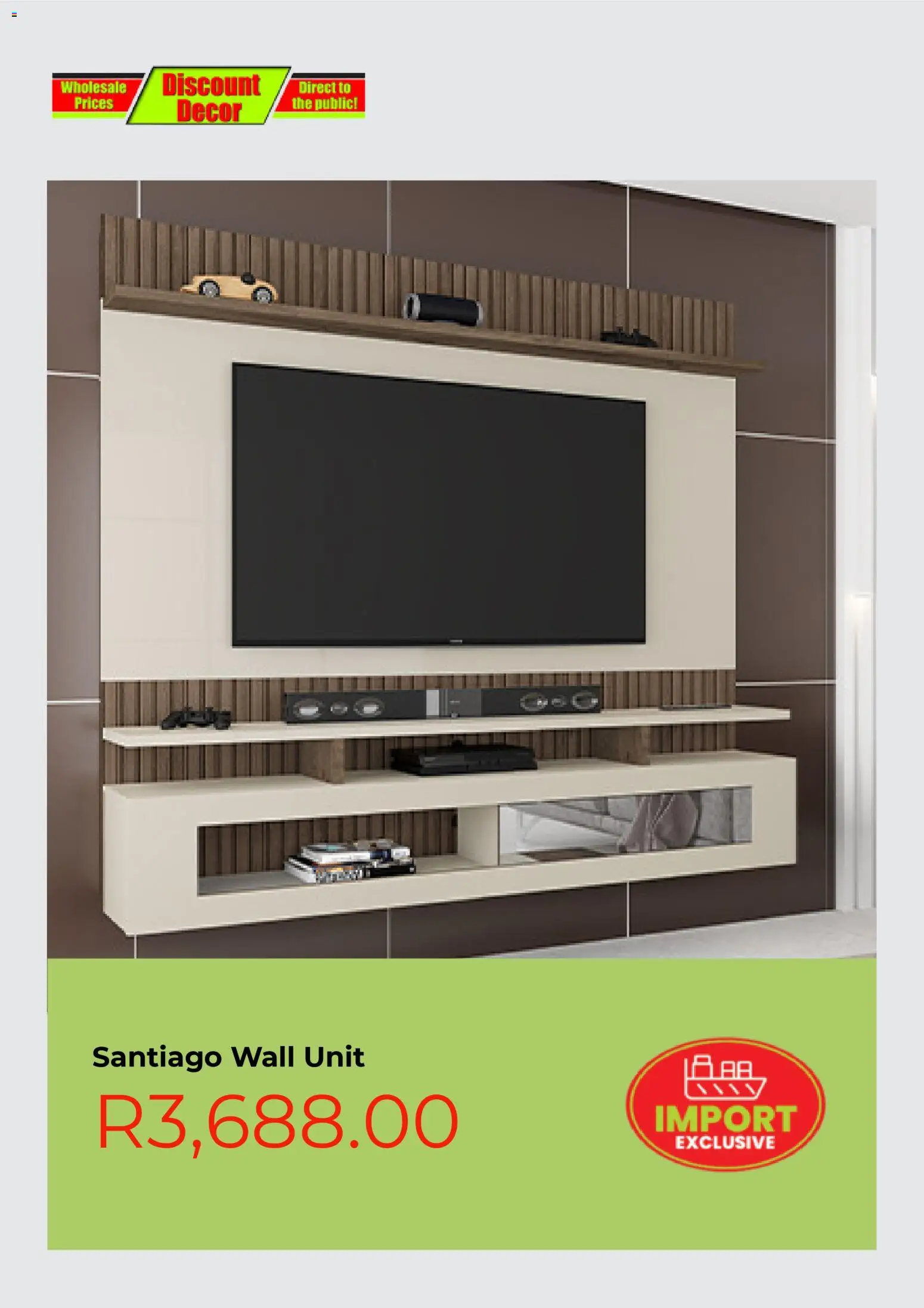 New Discount Decor catalogue – valid from 26.10.2025 | Page: 4 | Products: Wall unit
