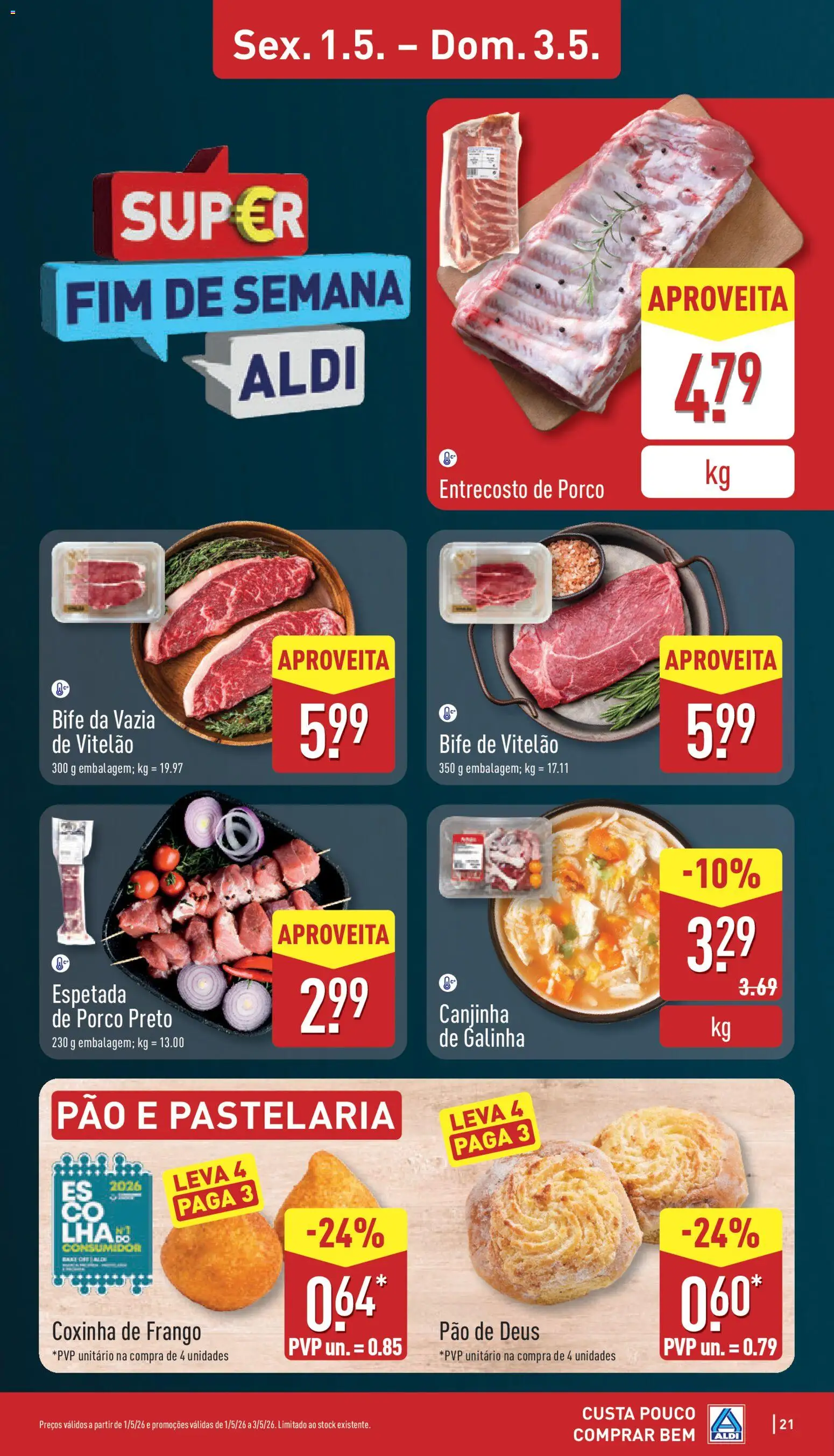 Aldi folheto | 27/04/2026 |  🎉 Como obter um desconto limitado? Poupe ainda hoje! | Portugal