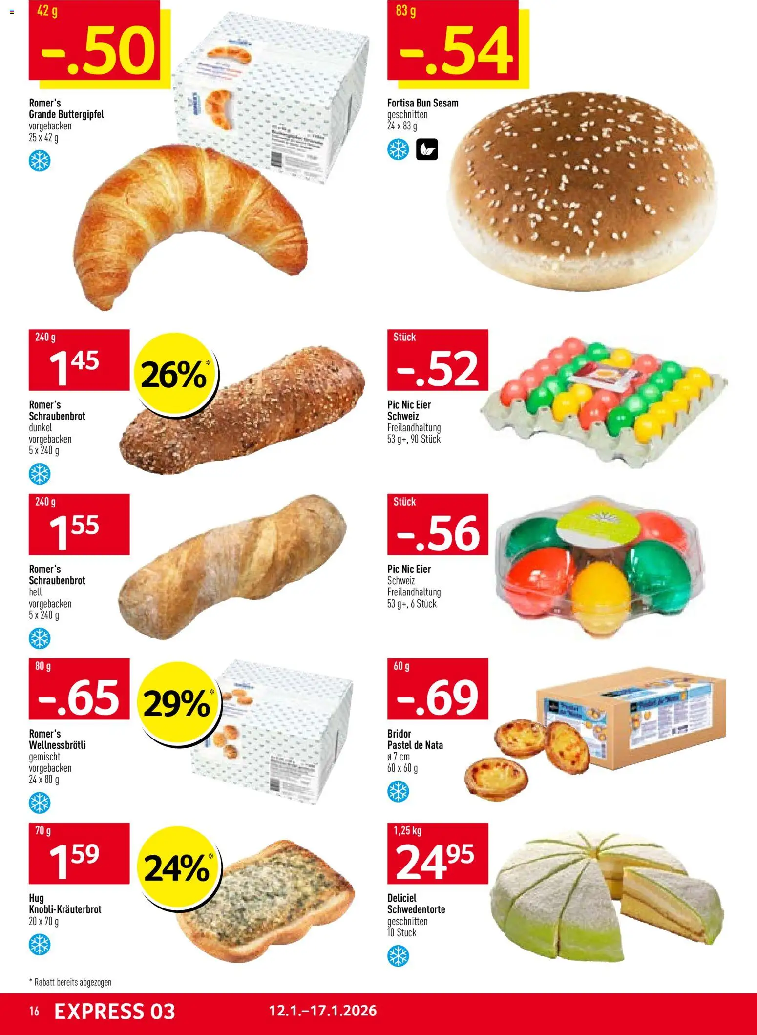 Prodega Aktionen – gültig ab 12.01.2026 | Seite: 16 | Produkte: Eier