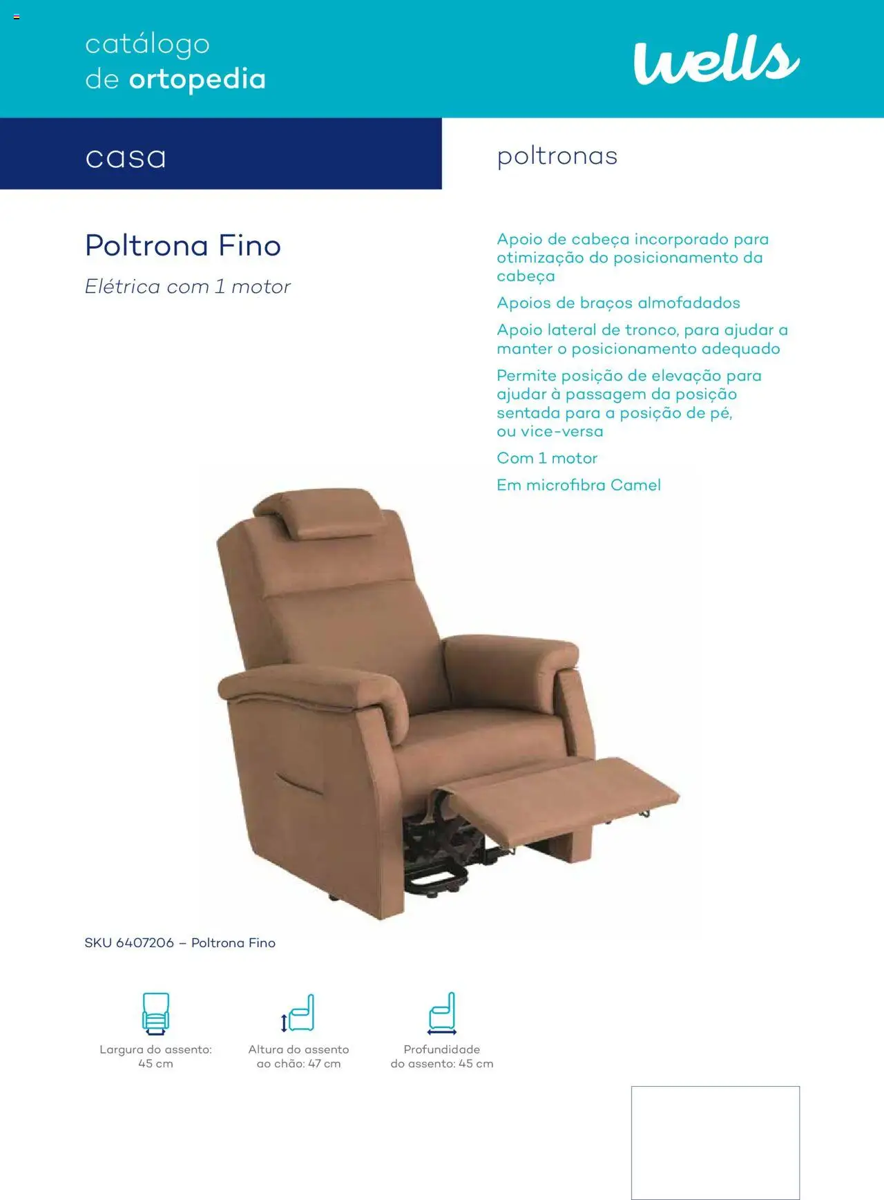 Well’s Catálogo de Ortopedia │ válido de 12.02.2024 | Página: 90 | Produtos: Poltrona
