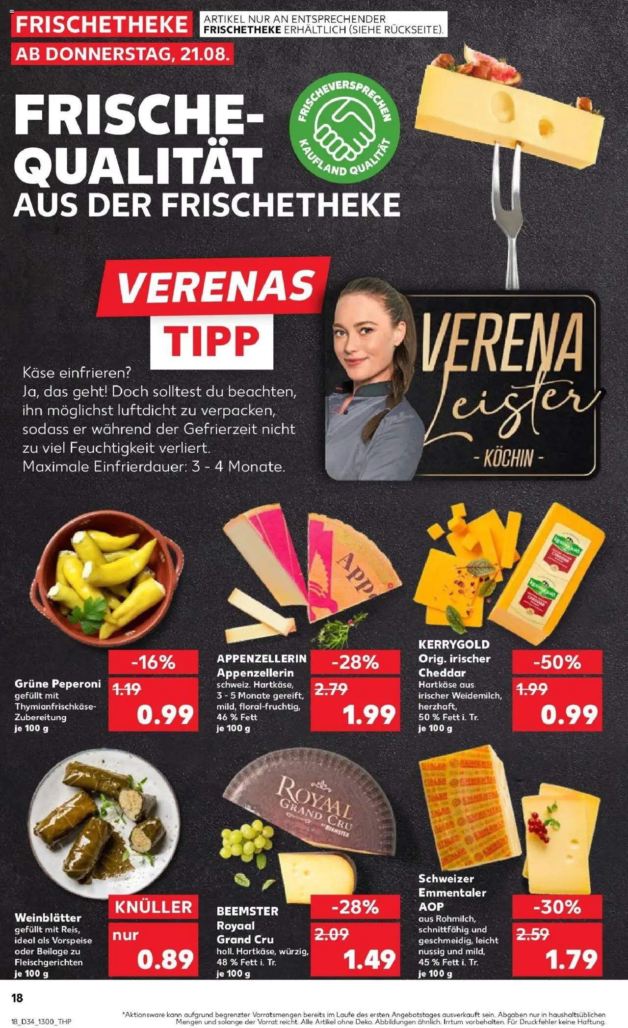 Kaufland prospekt Bonn	 - gültig ab dem 21.08.2025 | Seite: 18 | Produkte: Käse