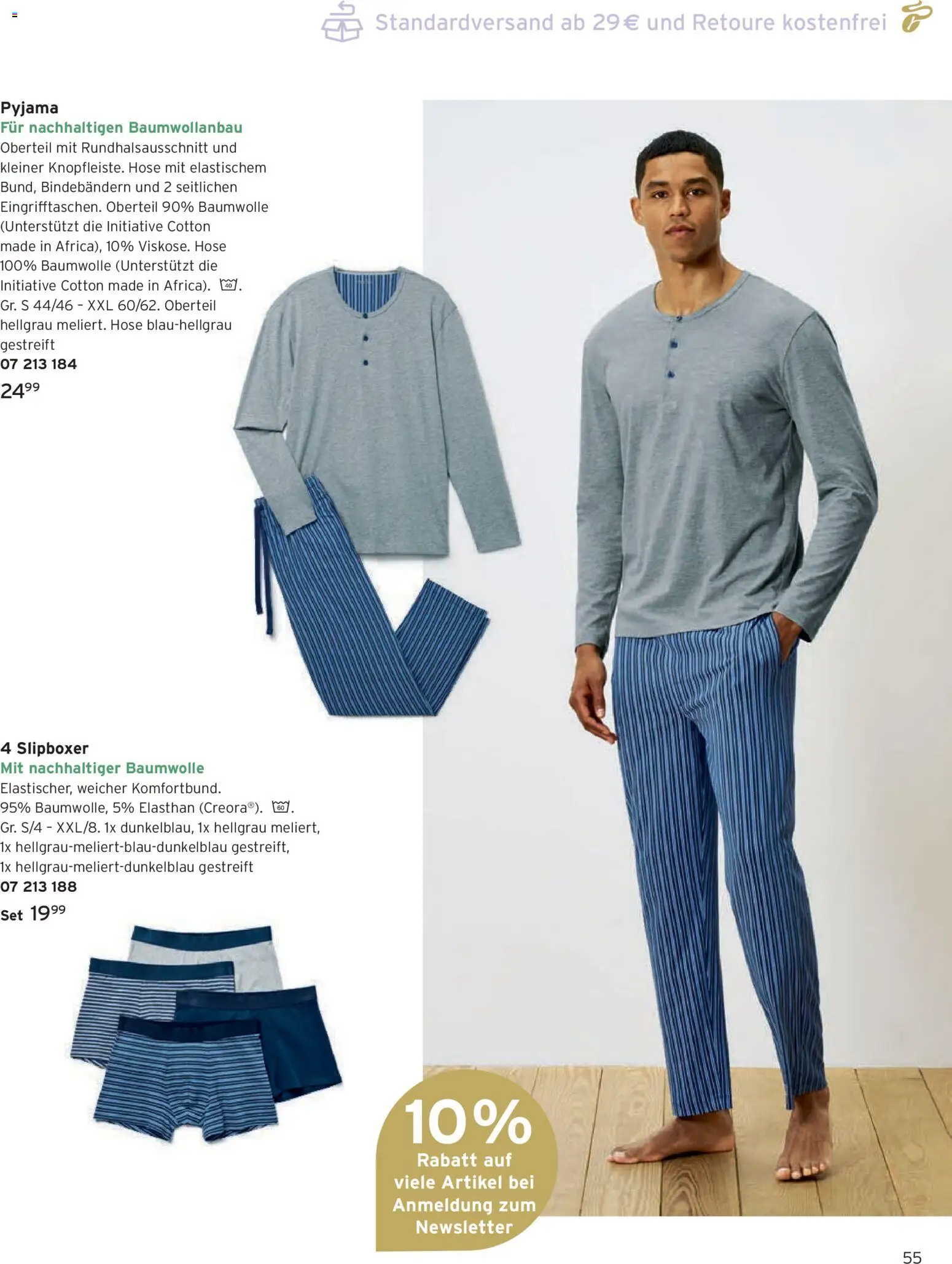 Angebote Tchibo – gültig ab 01.12.2025 | Seite: 55 | Produkte: Hose, Pyjama