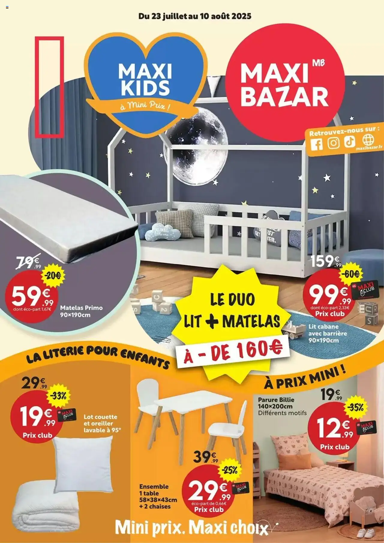  | Page: 1 | Produits: Lit, Oreiller, Lit cabane, Literie