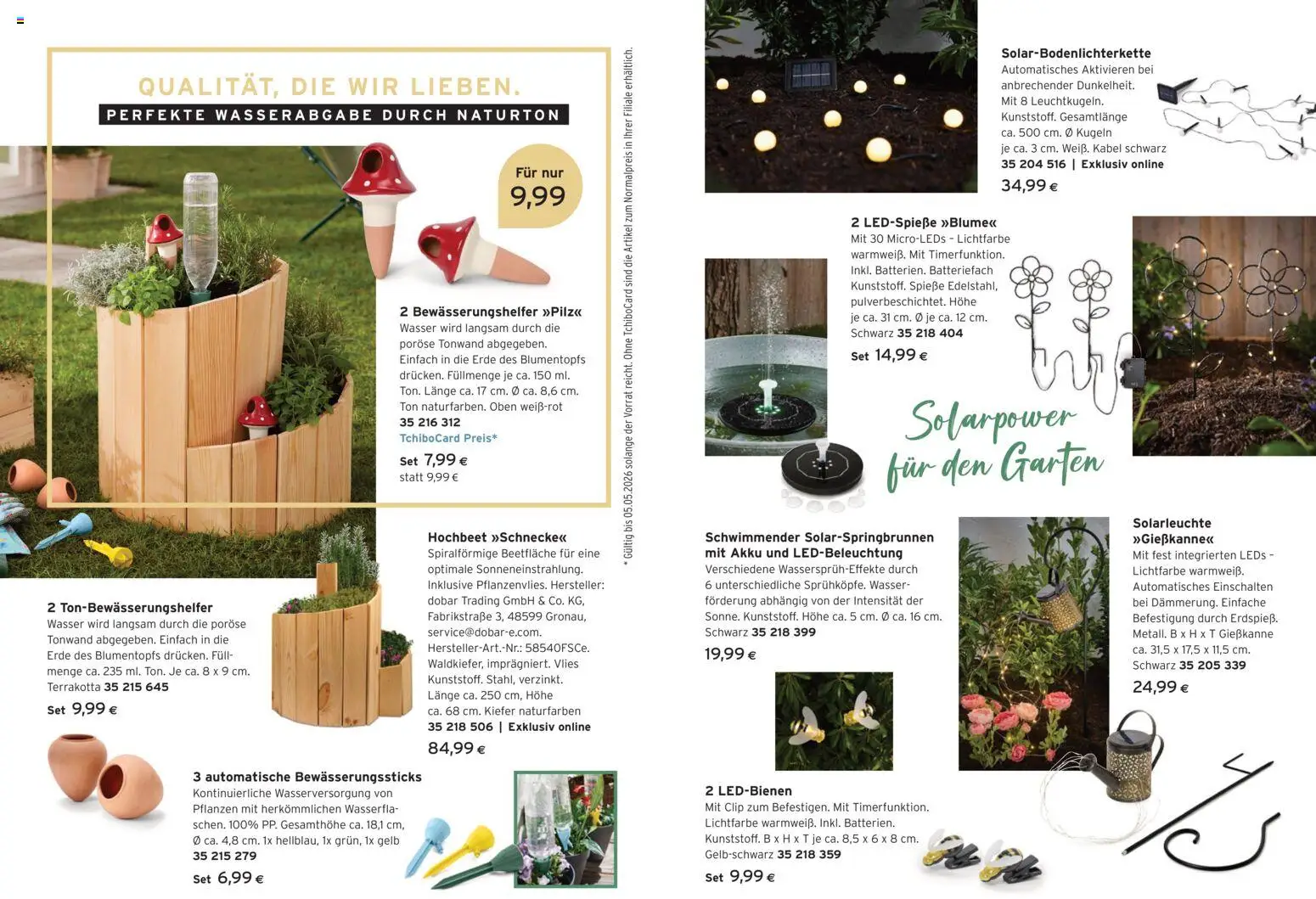 Tchibo Eduscho Tchibo Magazin gültig ab 01.04.2026 | Seite: 10 | Produkte: Wasser, Kabel