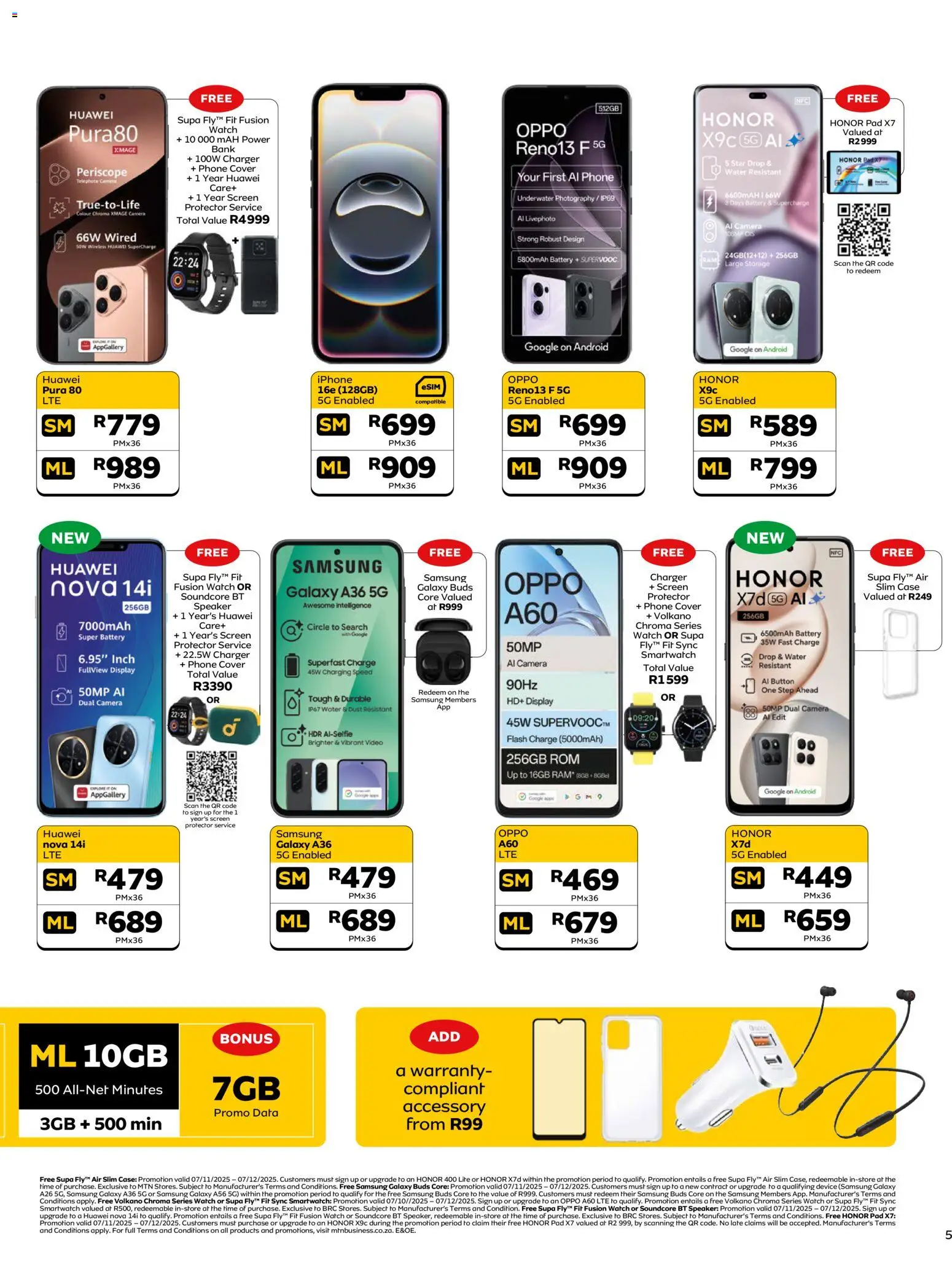 New MTN catalogue – valid from 07.11.2025 | Page: 5 | Products: Data, Cover, Charger, Water