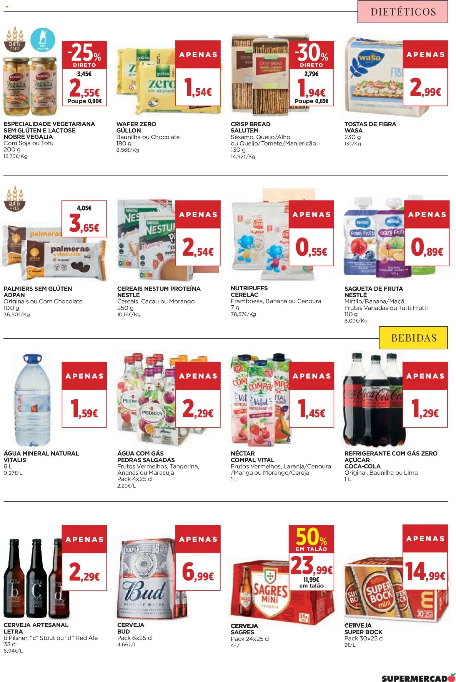 El Corte Ingles folheto │ válido de 30.01.2026 | Página: 25 | Produtos: Soja, Banana, Cerveja, Água com gás