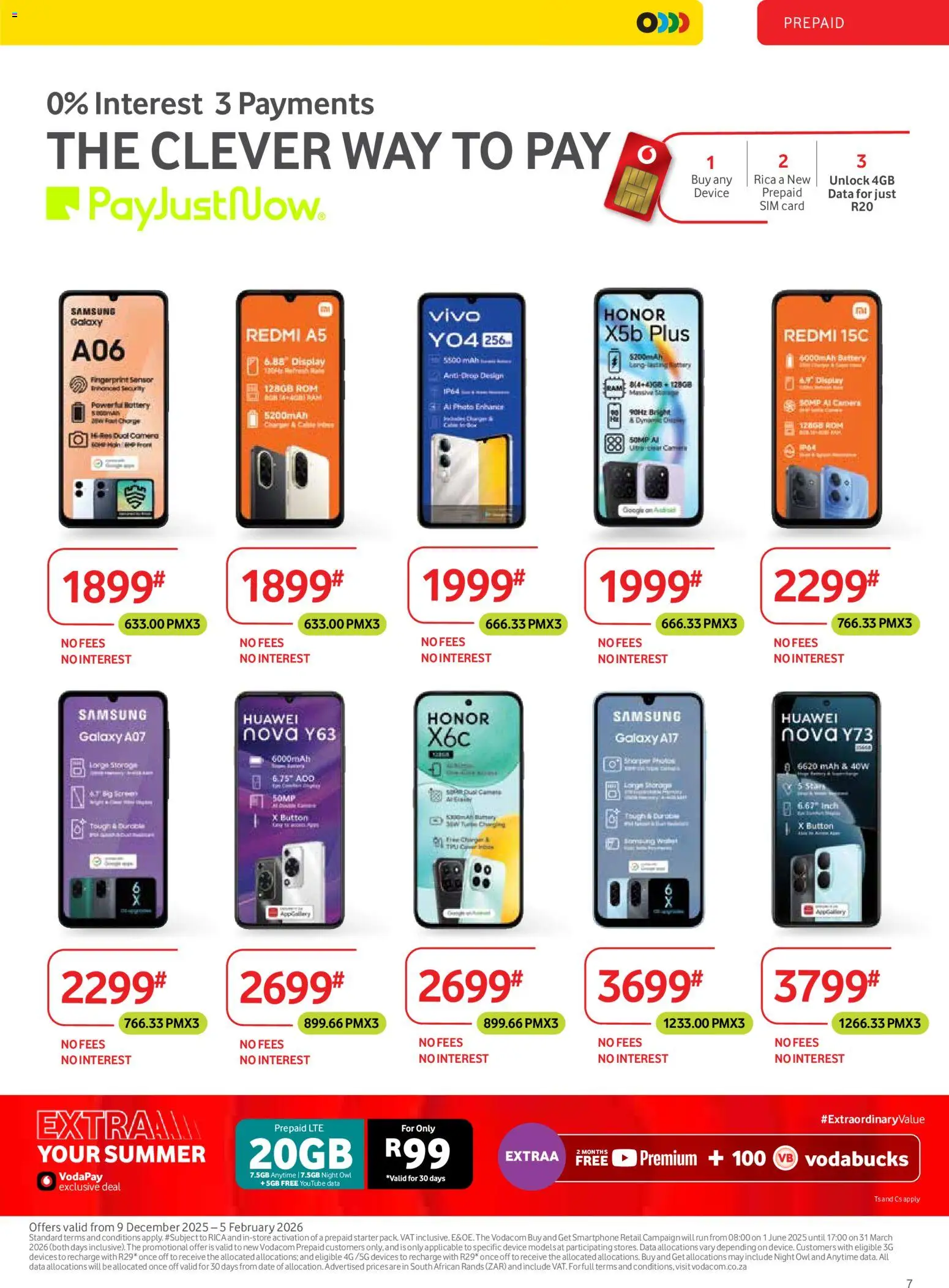 New Makro catalogue – valid from 09.12.2025 | Page: 7 | Products: Data, Sim, Smartphone, Camera