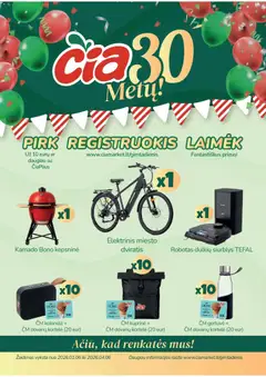 ČIA MARKET leidinys galioja nuo 17.03.2026 | Puslapis: 18 | Prekių: Robotas, Žaidimas, Kolonėlė, Dulkių siurblys