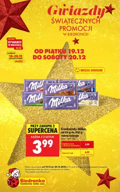 Pogląd oferty "Biedronka gazetka - Gwiazdy" - ważna od 19.12.2025