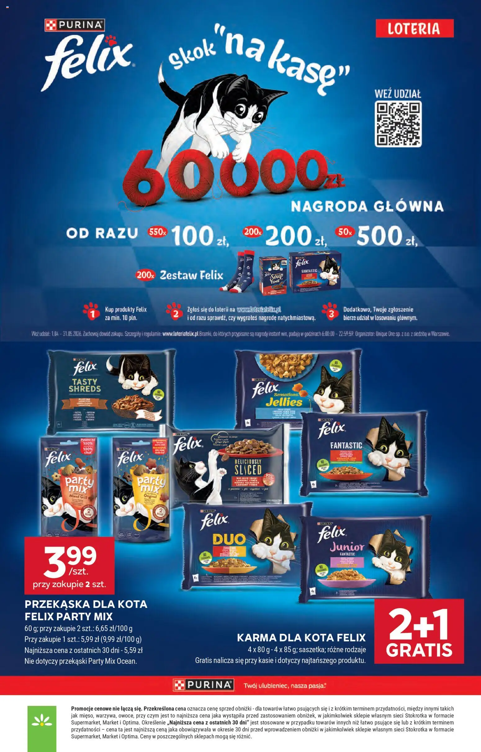 Stokrotka gazetka od 23.04.2026 | Strona: 51 | Produkty: Stokrotka, Karma dla kota