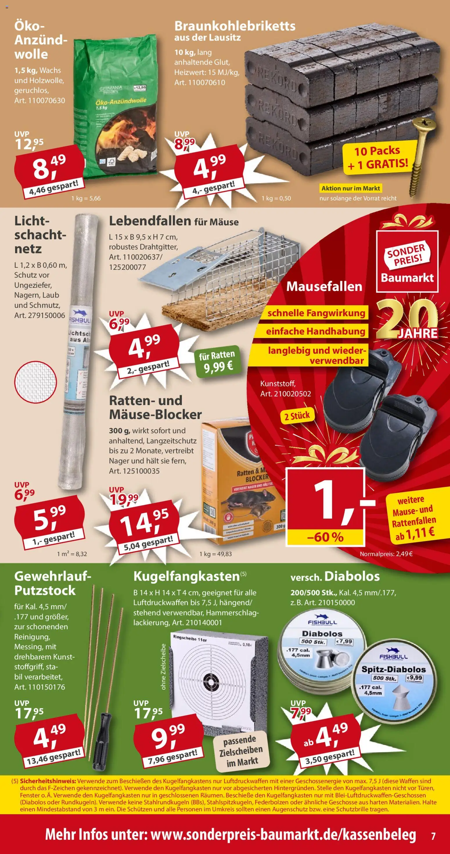 Sonderpreis Baumarkt Prospekt 	 – gültig ab 13.12.2025 | Seite: 7