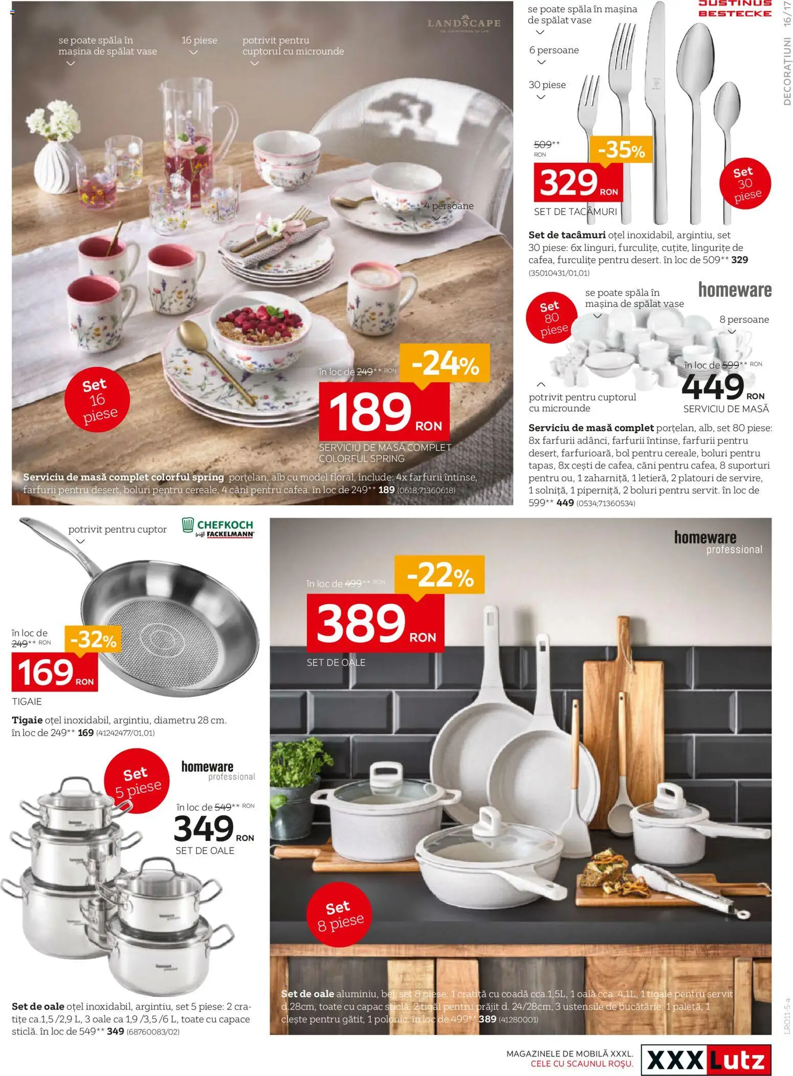 Noul catalog XXXLutz – valabil de la 03.11.2025 | Pagină: 17 | Produse: Mașină De Spălat, Cuptor, Cratiță, Bucătărie