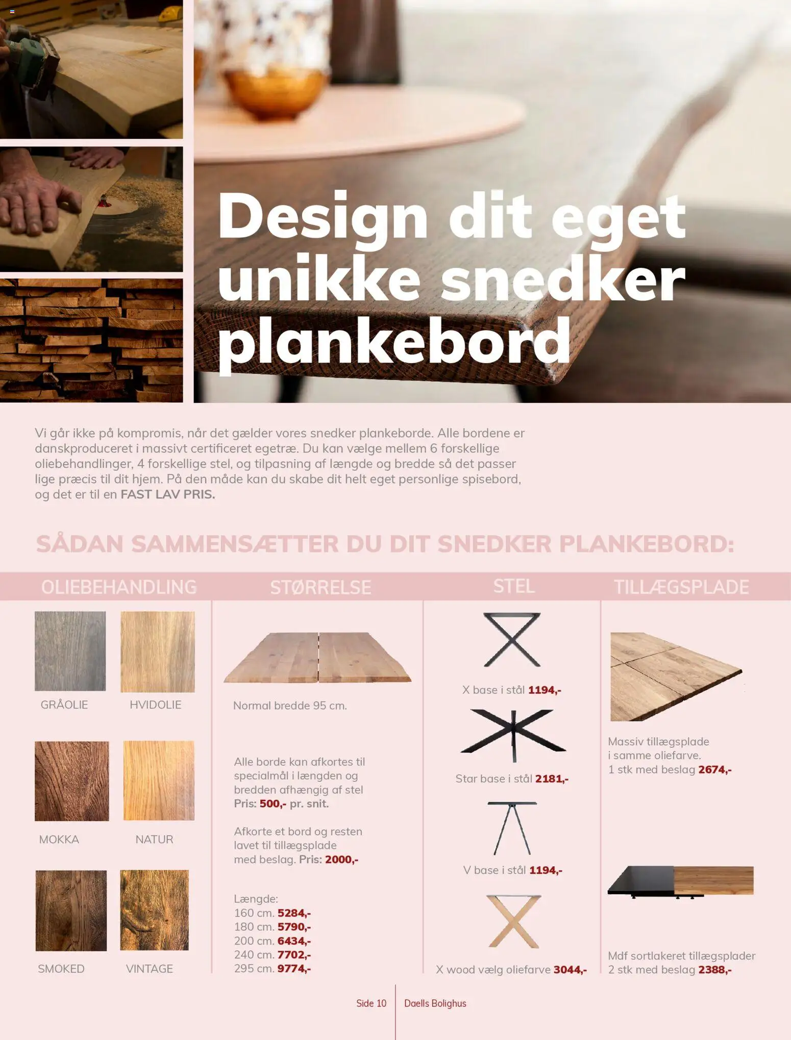 Daells Bolighus tilbudsavis – gyldig fra 15.04.2026 | Side: 10 | Produkter: Bord