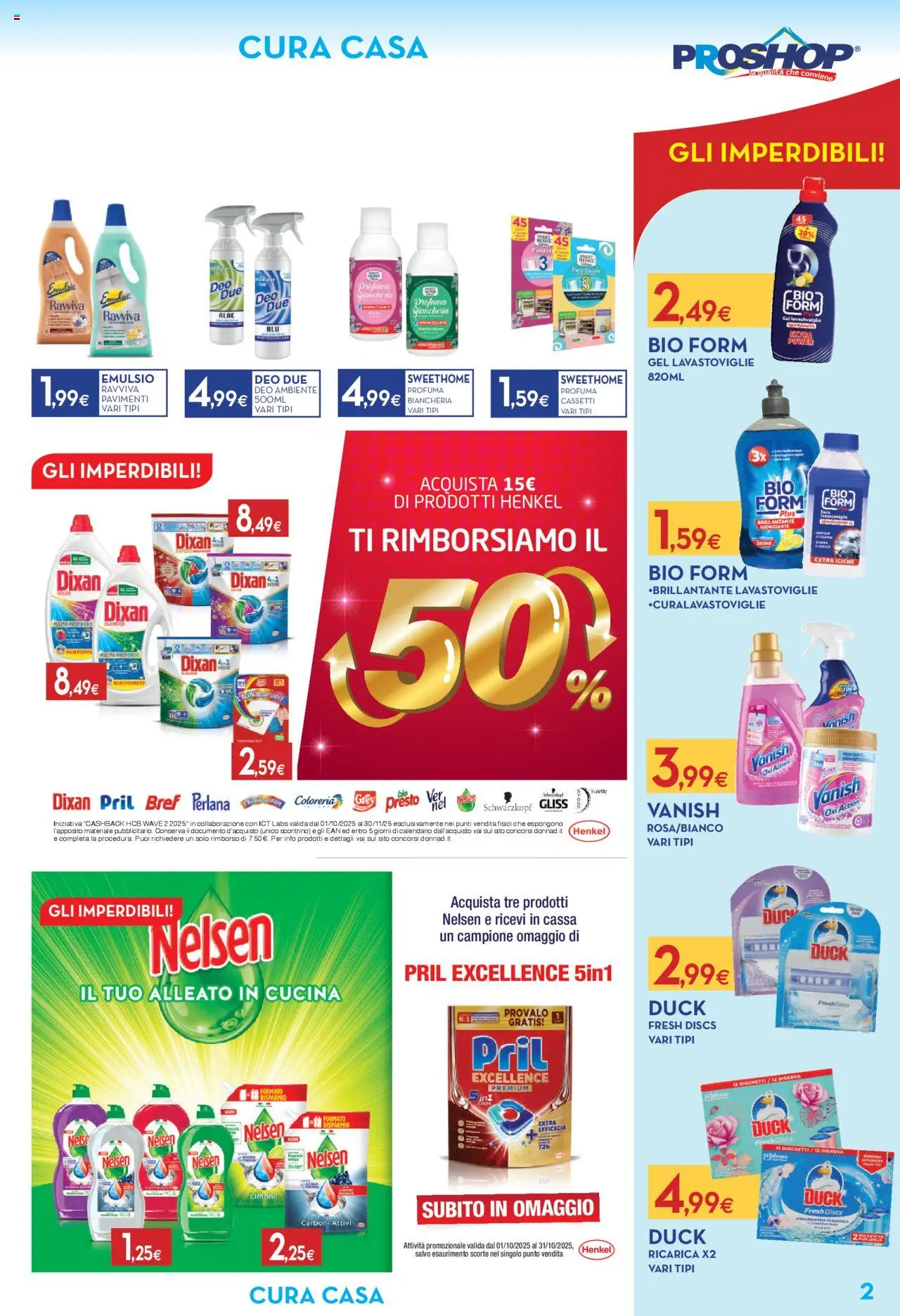Volantino Proshop del 23.10.2025 | Pagina: 3 | Prodotti: Limone, Lavastoviglie