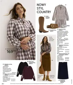 Pogląd oferty "BonPrix Katalog - Sielankowy romantyzm" - ważna od 17.11.2025 | Strona: 38 | Produkty: Koszula, Kozaki, Sukienka