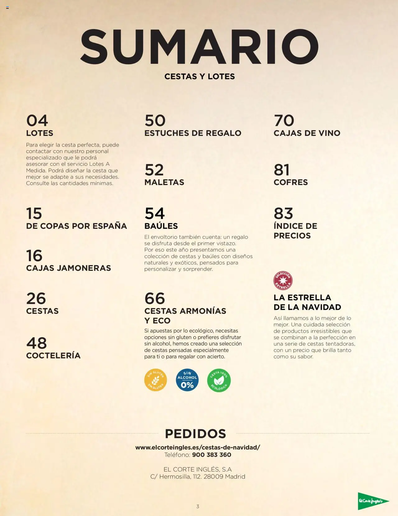 El Corte Inglés ofertas │ válido desde el 06.10.2025 | Página: 3 | Productos: Vino, Teléfono, Cesta