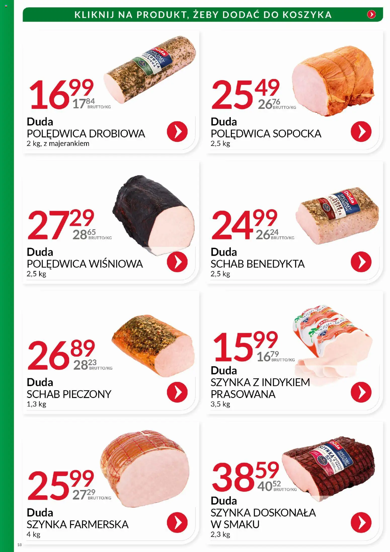 Eurocash Gazetka - Katalog Wędlin od 01.11.2025 | Strona: 18