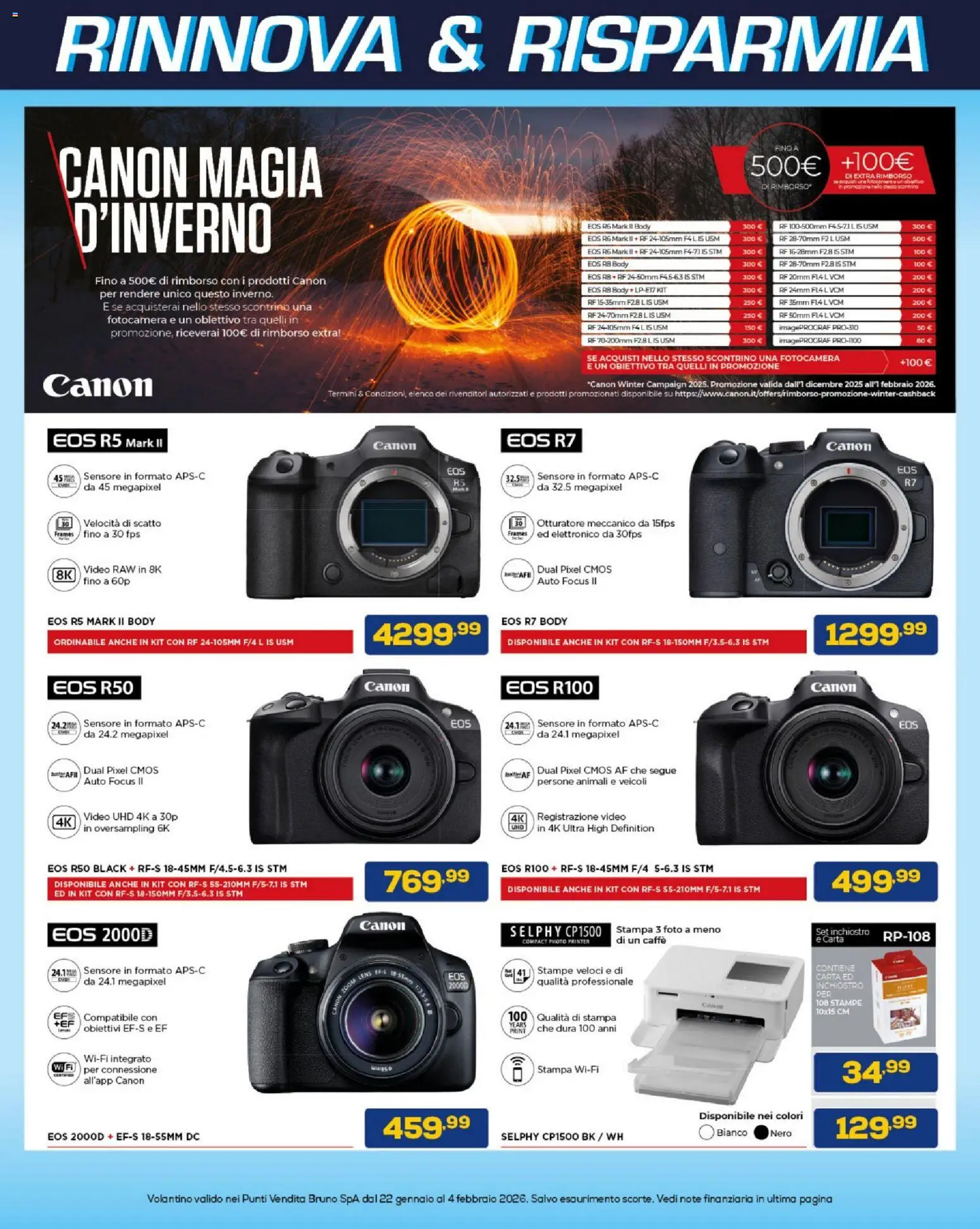 Volantino BRUNO del 22.01.2026 | Pagina: 35 | Prodotti: Caffè, Video, Fotocamera, Stampa