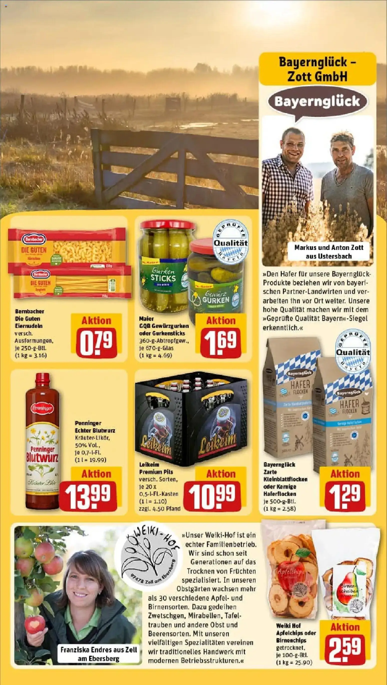 Rewe prospekt Weisendorf	 – gültig ab 29.12.2025 | Seite: 23 | Produkte: Äpfel, Pasta, Chips, Gurken